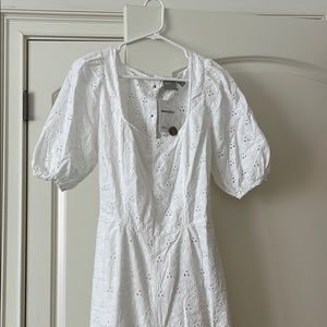 ASOS white eyelet jumpsuit